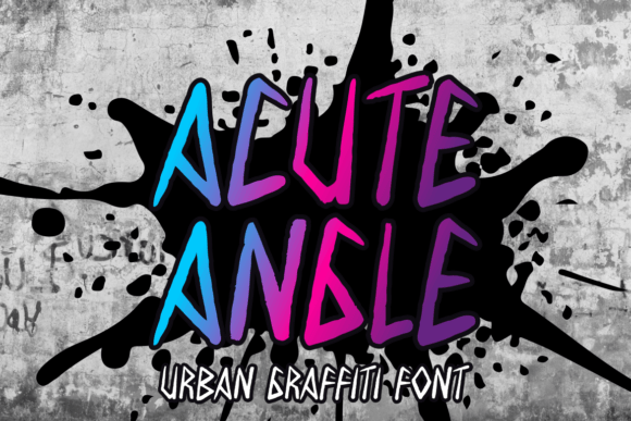 Acute Angle: A Bold Urban Font for Digital Campaigns