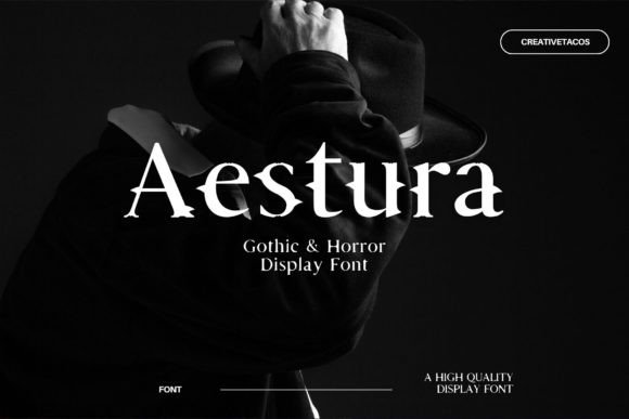Aestura: Gothic Font for Bold Campaigns