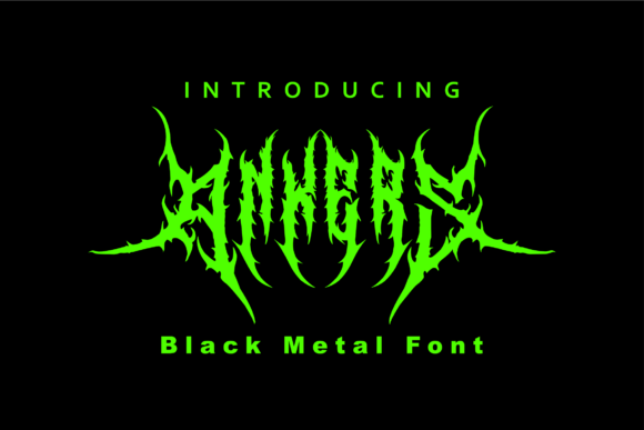 Ankers: A Bold Blackletter Font