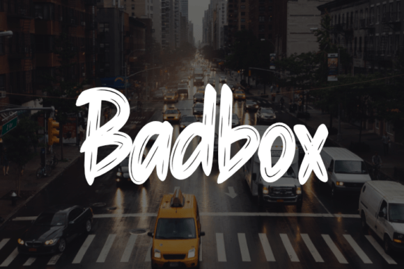 Badbox: A Bold Font for Digital Campaigns