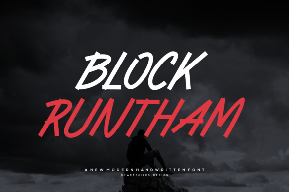 Block Runtham Font for Business