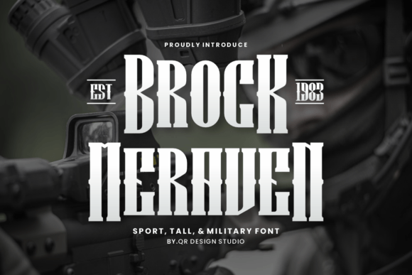 Brock Meraven: A Bold Serif Font for Impact