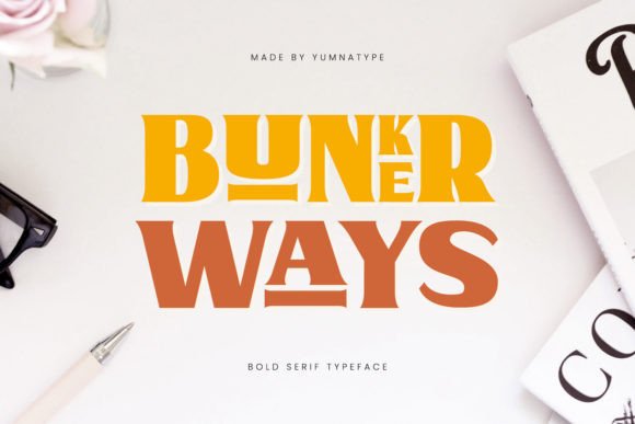 Bunker Ways Font: Bold & Beautiful