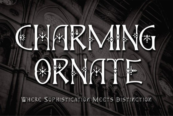 Charming Ornate: A Font of Elegance