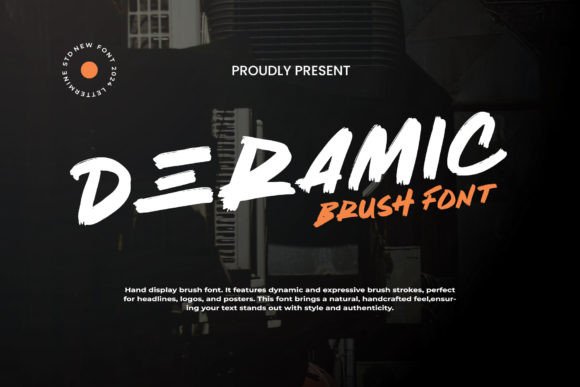 Deramic: A Bold Handwritten Font for Designers