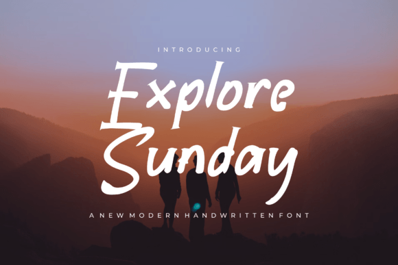 Explore Sunday: A Bold Handwritten Font