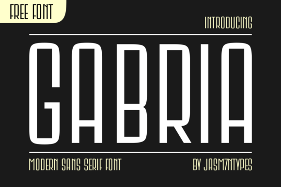 Gabria: A Bold Font for Digital Campaigns