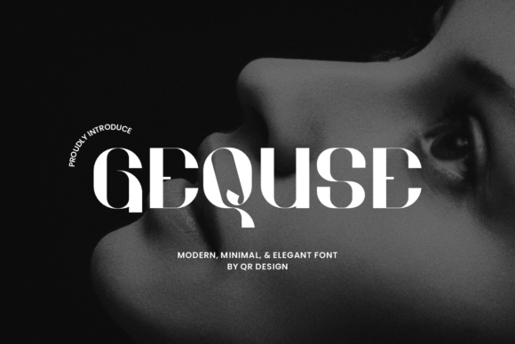 Gequse: Bold Sans Serif for Digital Marketing