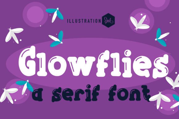 Glowflies: A Bold, Hand-Crafted Font