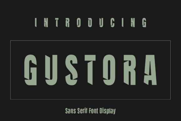 Gustora: A Bold Sans Serif for Creative Power