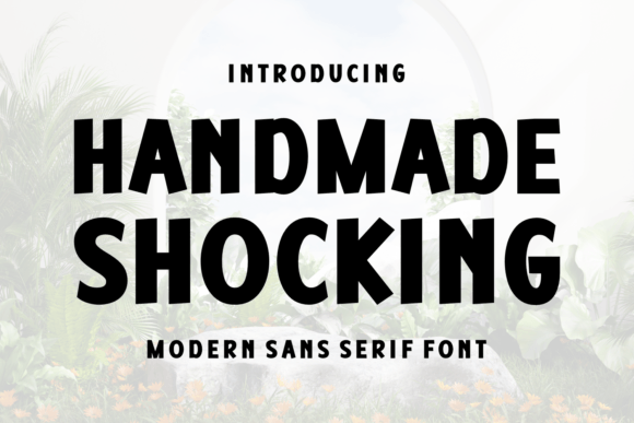 Handmade Shocking: Bold Font for Digital Campaigns