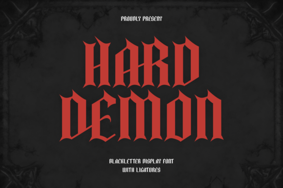 Hard Demon Font for Bold Branding