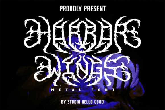 Horror Wing Font: Dark and Dramatic
