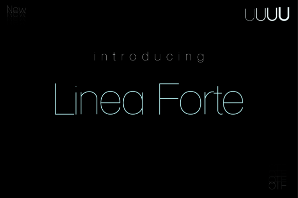 Linea Forte Font for Crafters
