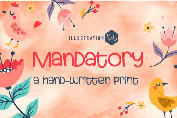 Mandatory: A Handwritten Font for Creative Makers
