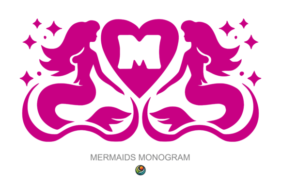 Mermaids Monogram Font