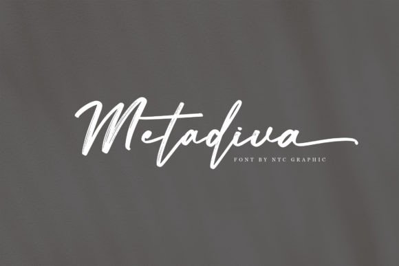 Metadiva: A Script Font for Real Projects