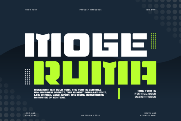 Mogeruma: A Bold Sans Serif for Campaigns
