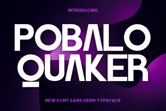 Pobalo Quaker: A Bold Font for Editorial Design