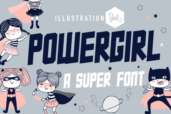Powergirl Font: Bold & Whimsical