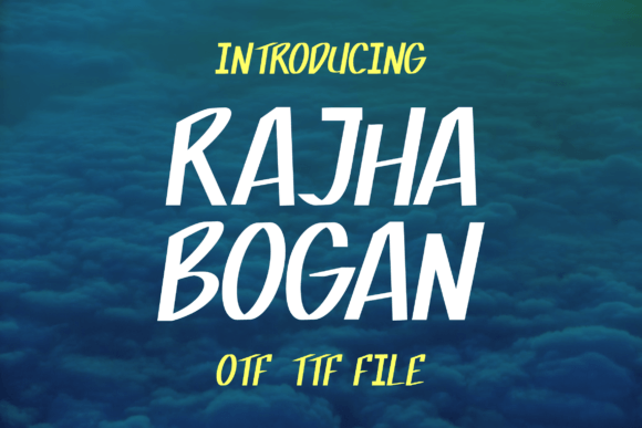 Rajhabogan: A Creative Font for Crafters