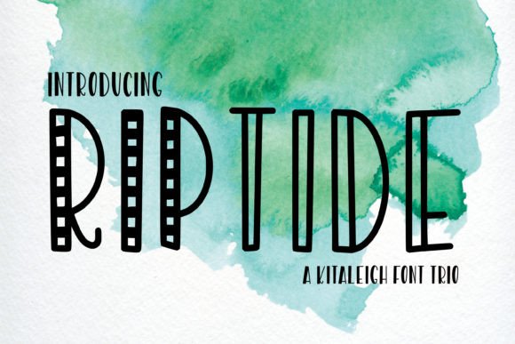 Rip Tide: A Bold Font for Digital Campaigns