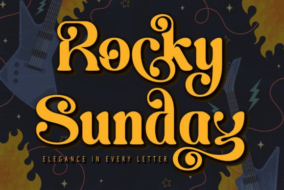 Rocky Sunday: A Serif Font for Editorial Elegance