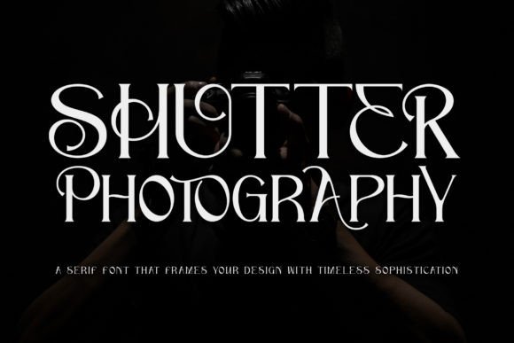Shutter Photography: A Font That Captures Attention