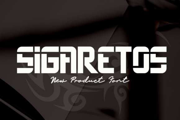 Sigaretos Font for Business Branding
