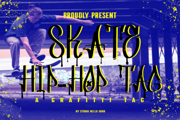 Skate Hip Hop Tag Font