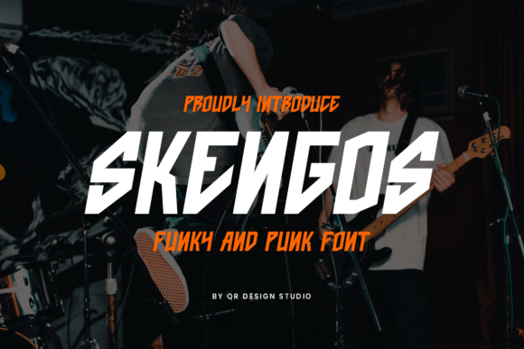 Skengos: A Bold Font for Web Design