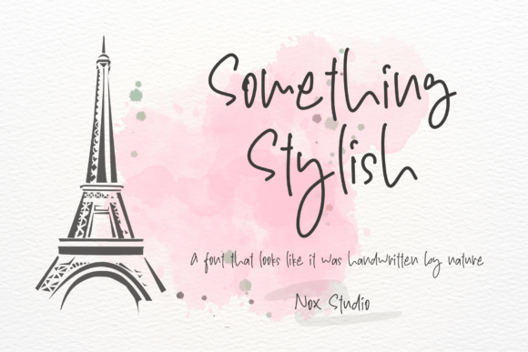 Something Stylish Font for Business