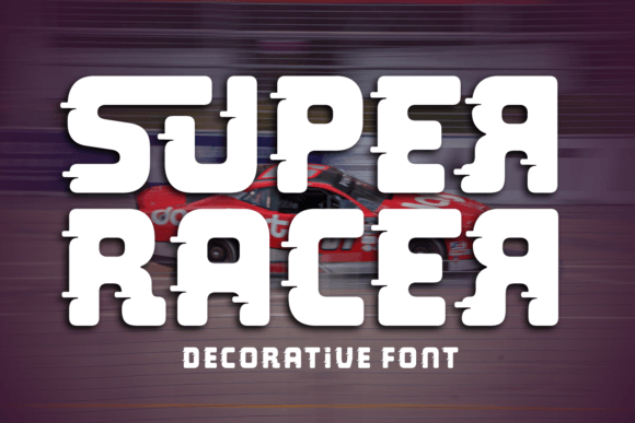 Super Racer Font for Creative Makers