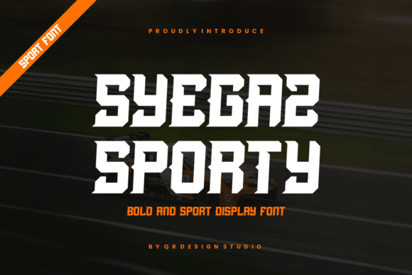 Syegaz Sporty: A Bold, Dynamic Display Font