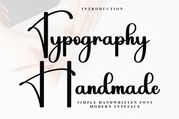 Typography Handmade: A Bold Font for Business