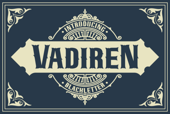 Vadiren Font for Business Branding