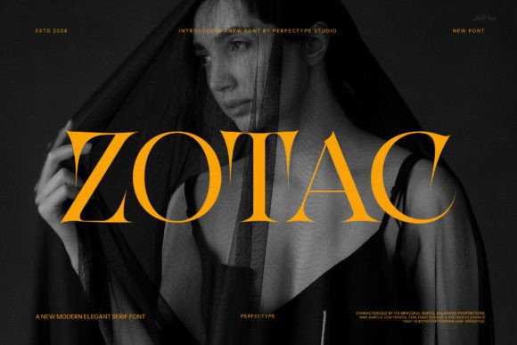Zotac: A Bold Serif Font for Creative Projects